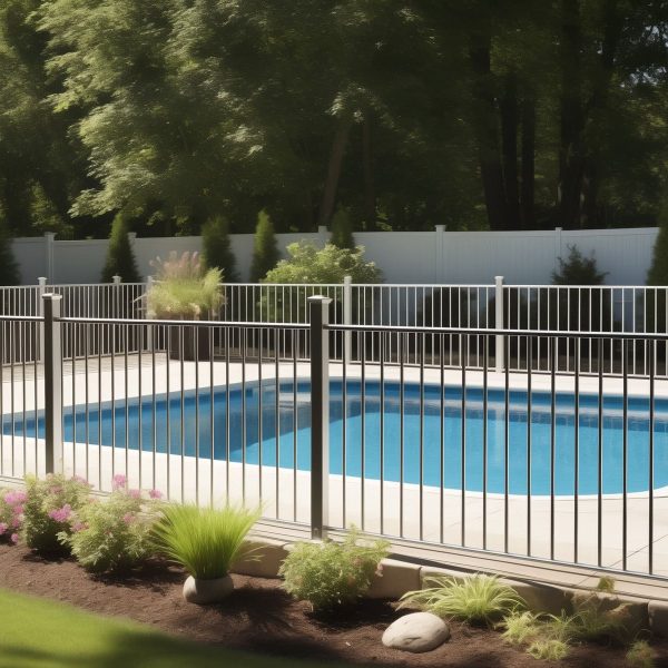 Rome Aluminum Pool Fence Rome Aluminum Pool Fence