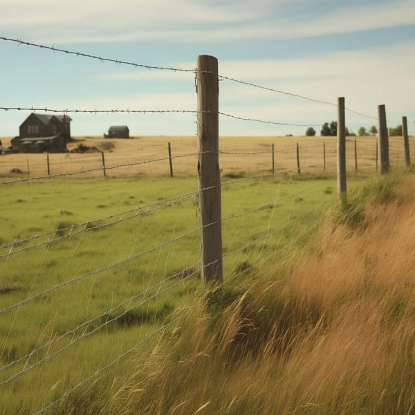 Rome Farm Barbed Wire Fence Rome Farm Barbed Wire Fence