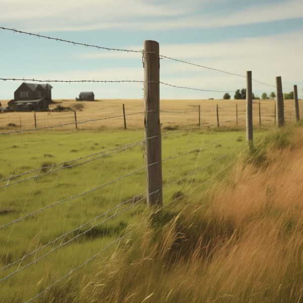 Rome Farm Barbed Wire Fence